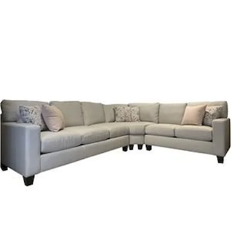 Tate 3pc Sectional With Seating Corner